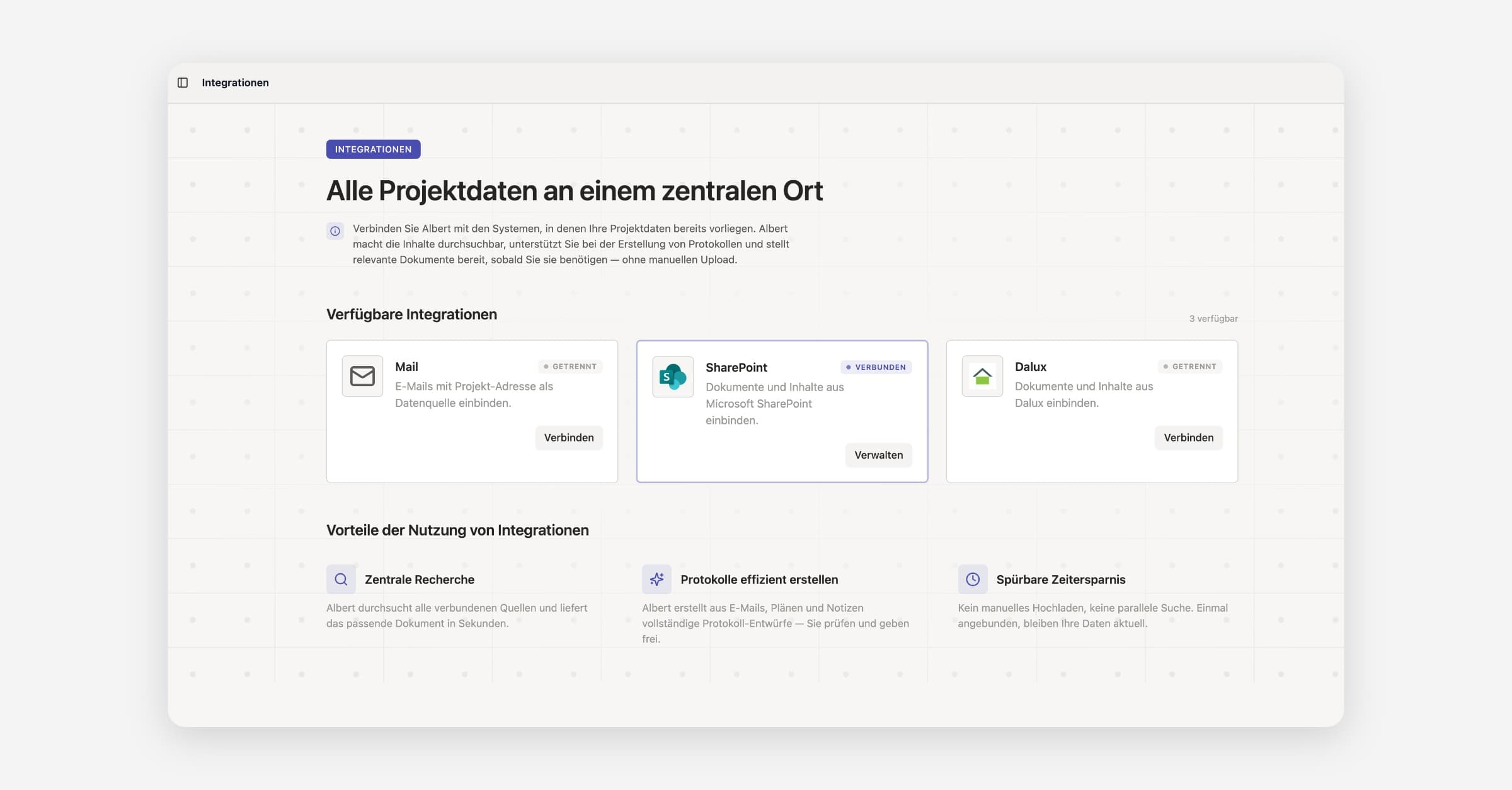 Integrationen