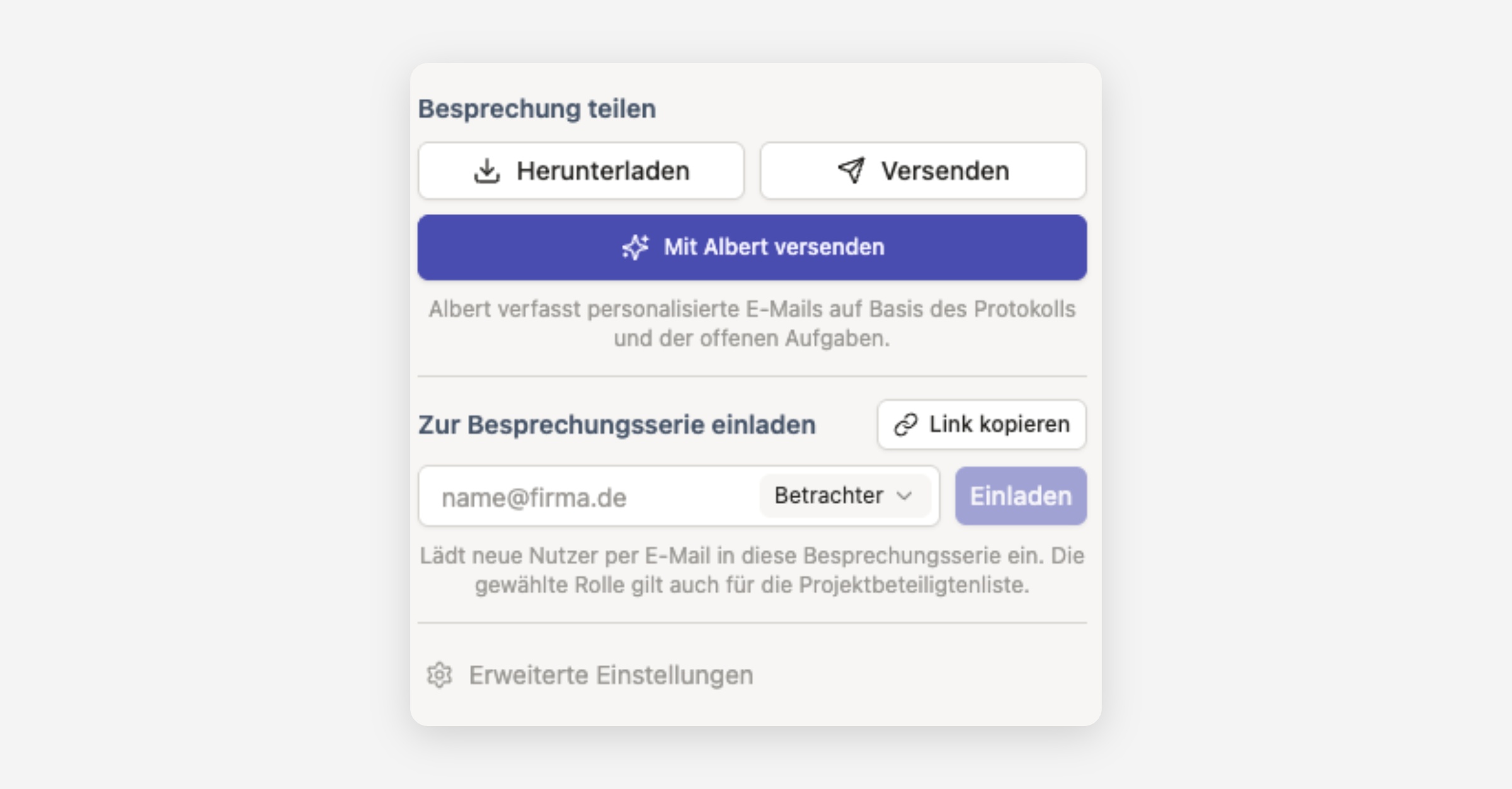 Der Protokollexport